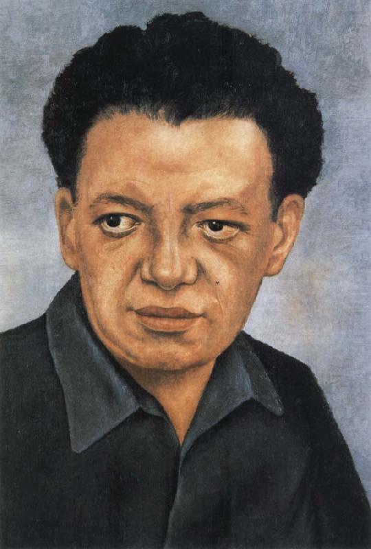 Diego Rivera Portrait of Rivera oil painting picture